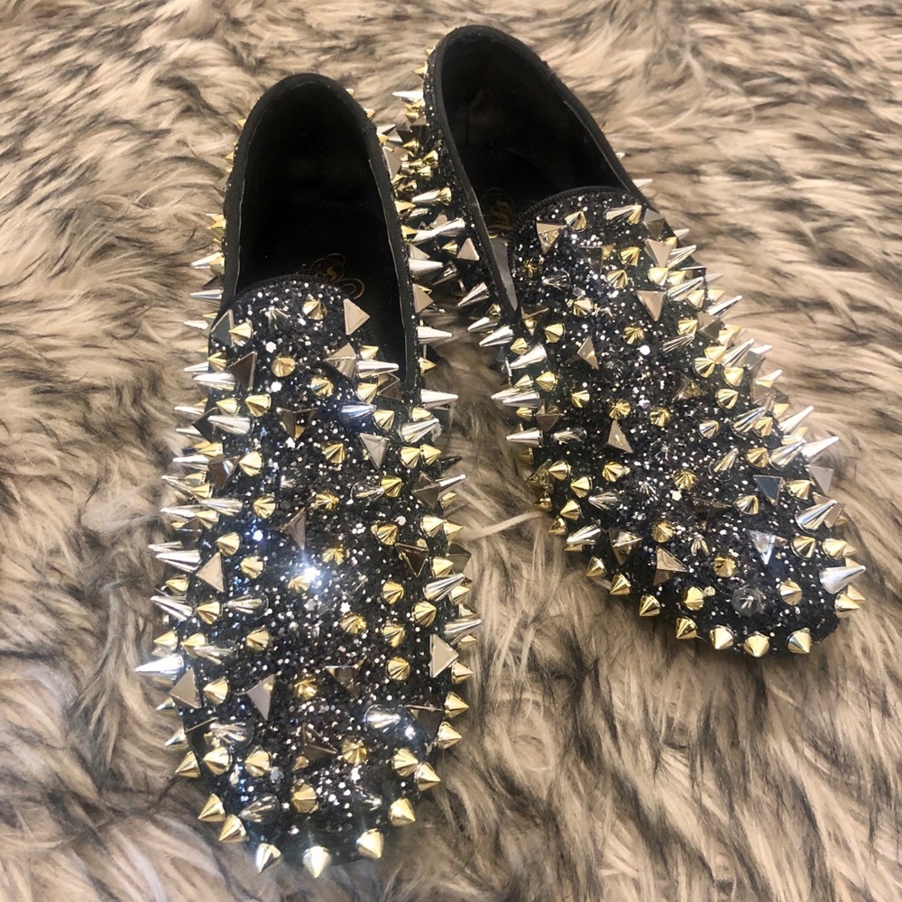 Spiked Loafers